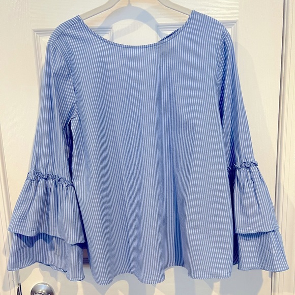 Loft Bell Sleeve Blouse - Picture 1 of 6